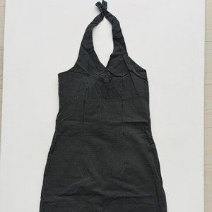 VAMP Halter  Polka Dress Black / White ( S )